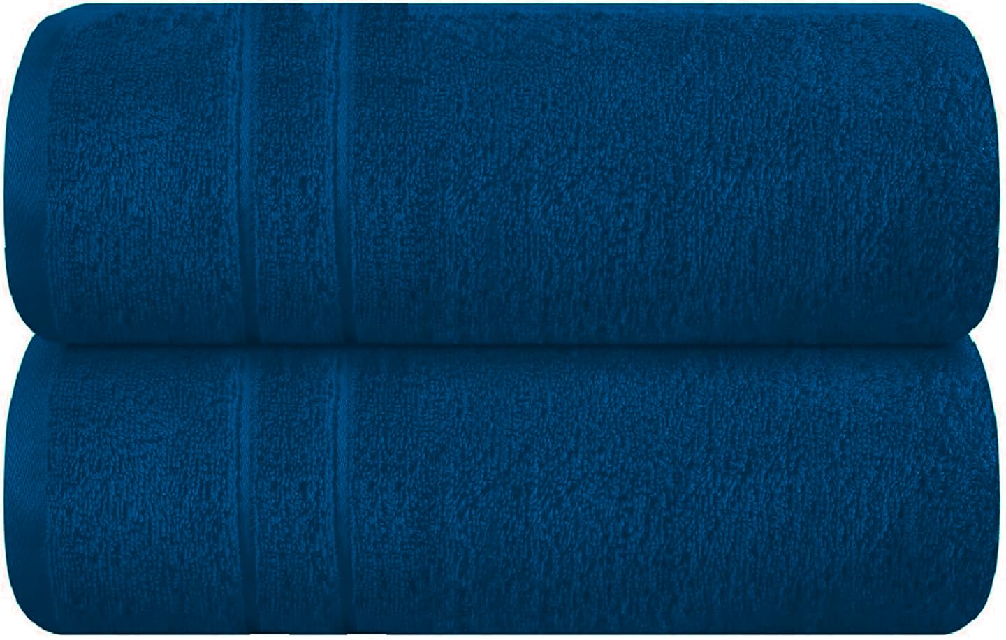 WovenWonder Luxurious Bath Towels Set of 2 (70 x 120 cm) Super Soft 100% Egyptian Cotton 800-GSM Hotel, Spa, Gym, Every day Use Big Bathroom Towels Premium Quality (Blue Lagoon, Bath Towels 2 Pack)