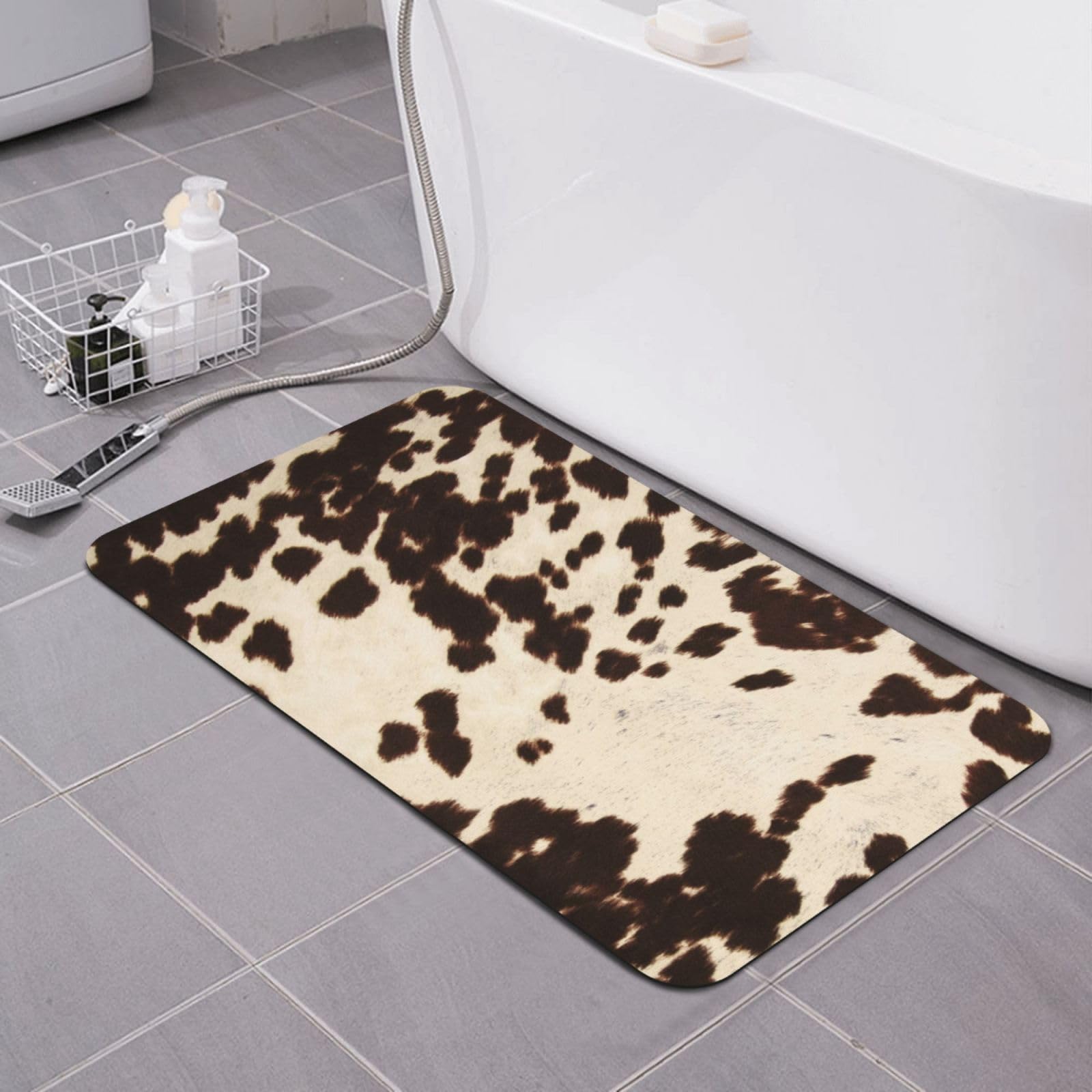 Séchage rapide tapis de diatomée marron fin et absorbant 80