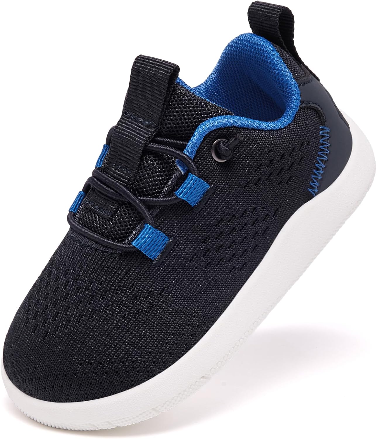 MORENDL Wide Toddler Shoes Baby Walking Shoes Girls Boys Zero Drop Minimalist Sneakers Slip On Tennis Shoe Breathable Naturally Flexible