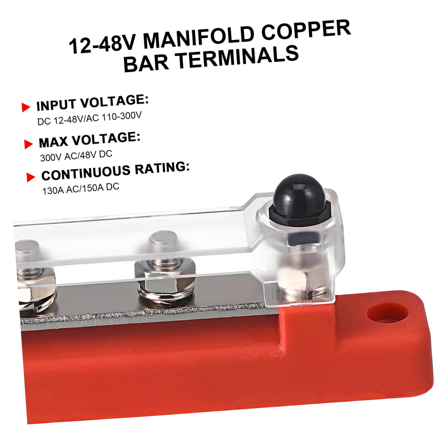 Gatuida 10sätze Bus Bar Verteilblock Wege Terminal Block Für Boot Auto Wohnmobil Stabile Stromverteilung Einfache Installation Robustes Design Einsetzbar Für Verschiedene Anwendungen