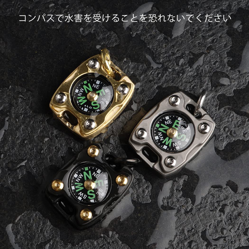 Amazon.co.jp: MecArmy 方位磁石 暗闇で光る ネックレス付き CMP2