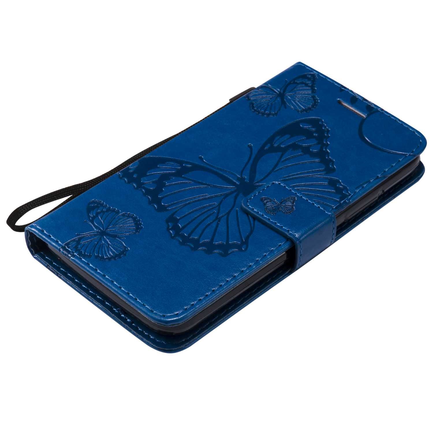 DENDICO Wallet Case for Moto C Flip Leather Case with Card Slots and Stand Feature - Image 4
