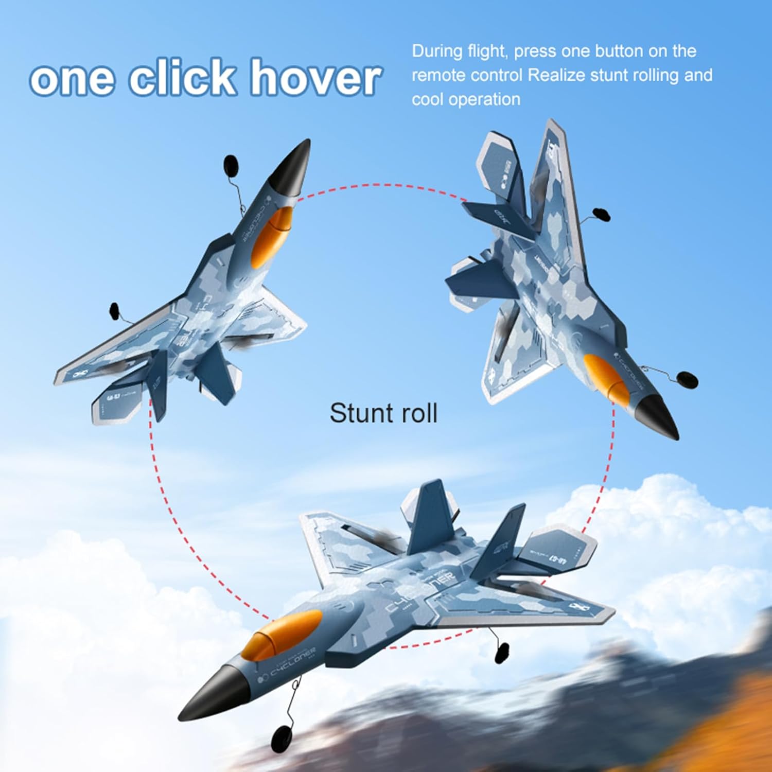 GoolRC RC Plane G7 Remote Control Airplane, 3 Channel RC Airplane, 2.4GHz RC Aircraft with 6 Axis Gyro System, Adjustable Rudder, Easy to Fly RC Glider with LED Light for Adults and Beginners