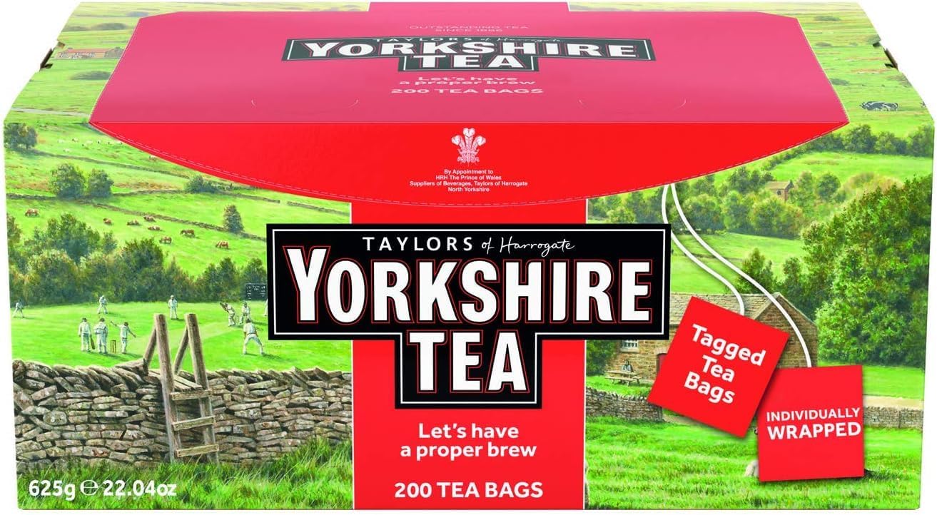 200 Individually Wrapped & Tagged Tea Bags