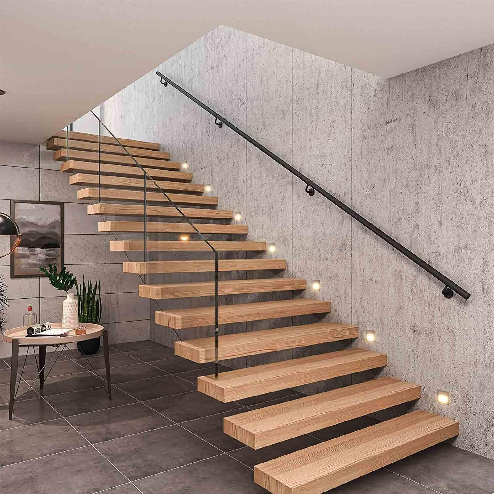 Barres d'appui de sécurité pour mur et rampe d'escalier tubulaire 5m