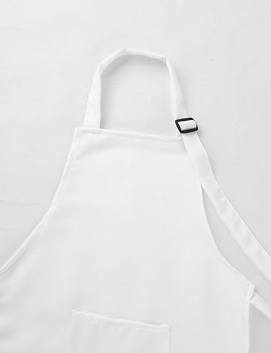 Miniatura 6 de Conjunto de delantal de chef para niños y niñas, delantales de cocina para cocinar, hornear, entrenamiento, disfraz