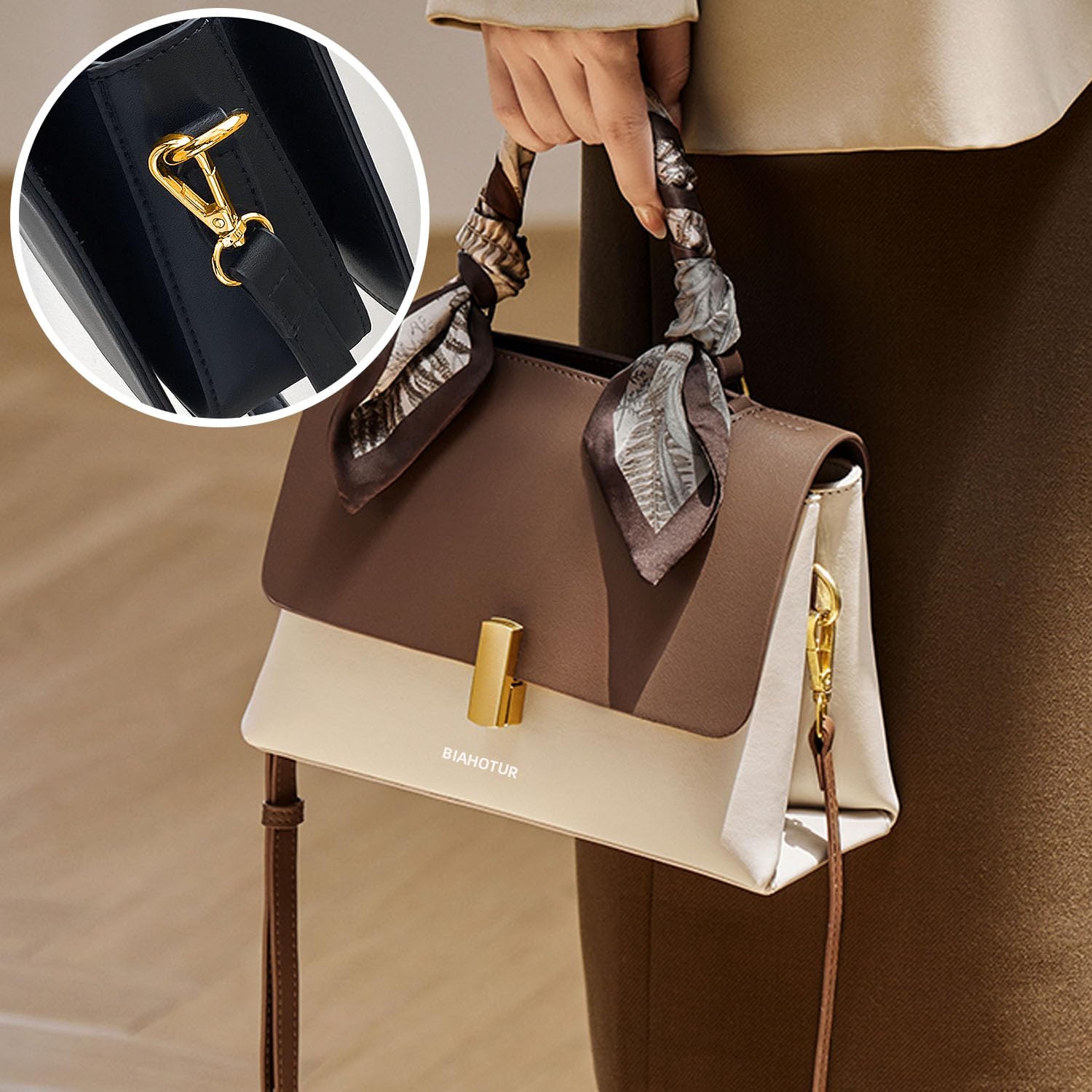 100PCS Swivel Clasps Lanyard Snap Hooks with Key Rings, Swivel Snap Hooks, Keychain Hook, 50 Pcs Large and Small Swivel Hooks, Swivel Clasp with 50 Key Rings for DIY Crafts, Lanyard Making(Gold) - Image 6