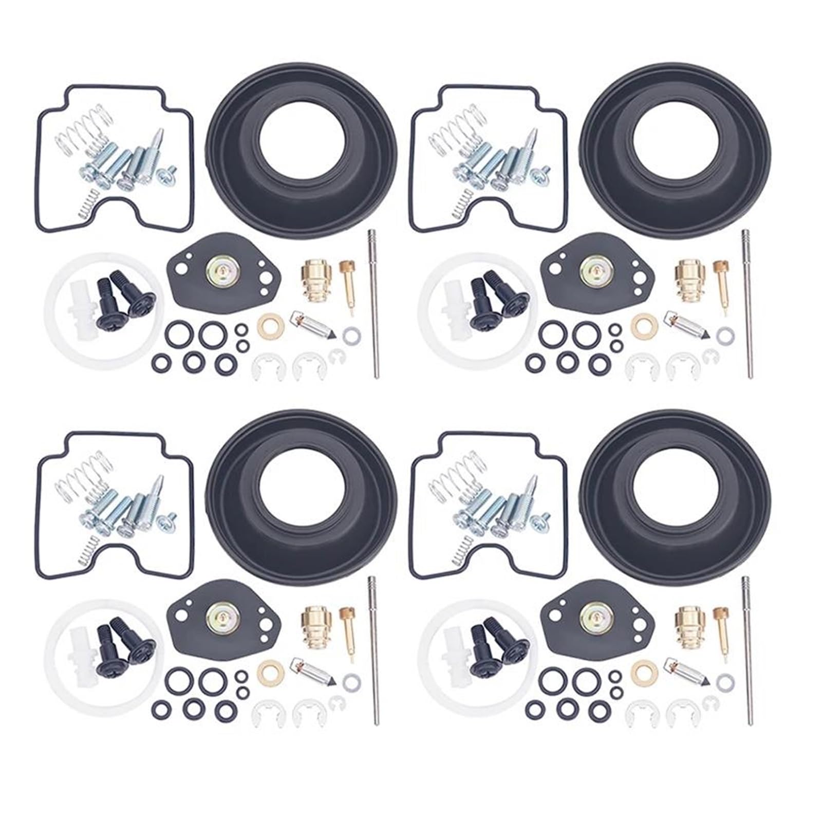 1/4 Sets Motorcycle Carburetor Rebuild Repair Tool Kit for SU&ZUKI DRZ400E 2000-2007 DRZ400S 2000-2017 DRZ400SM 2005-2017 DRZ400(4Sets)