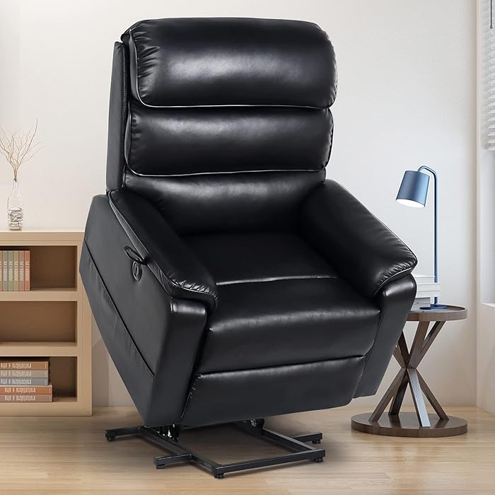 Buy Electric Power Lift Recliner Chair for Elderly, Leather Heated
