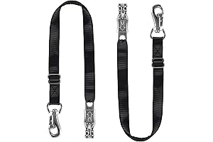3 Pack Trailer Ties for Easy Safe Secure Horse Haulage with Adjustable Nylon Straps