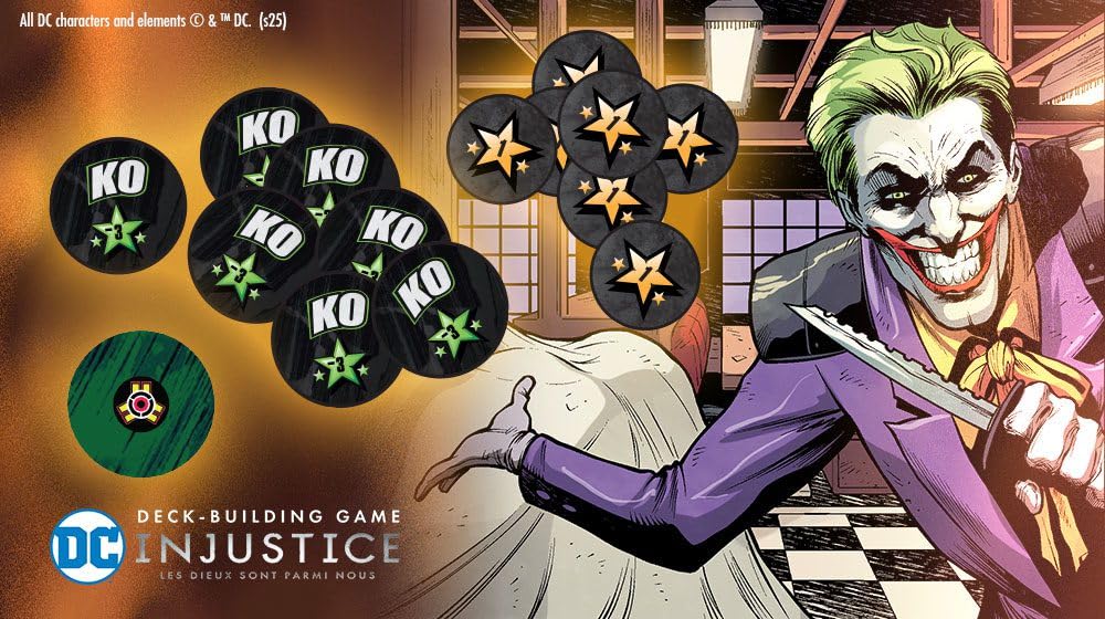 Don't Panic Games | DC Comics Deck-Building : Injustice | Jeu de société | À partir de 14 Ans | 2-4 Joueurs | 60-90 Minutes (Version Française)