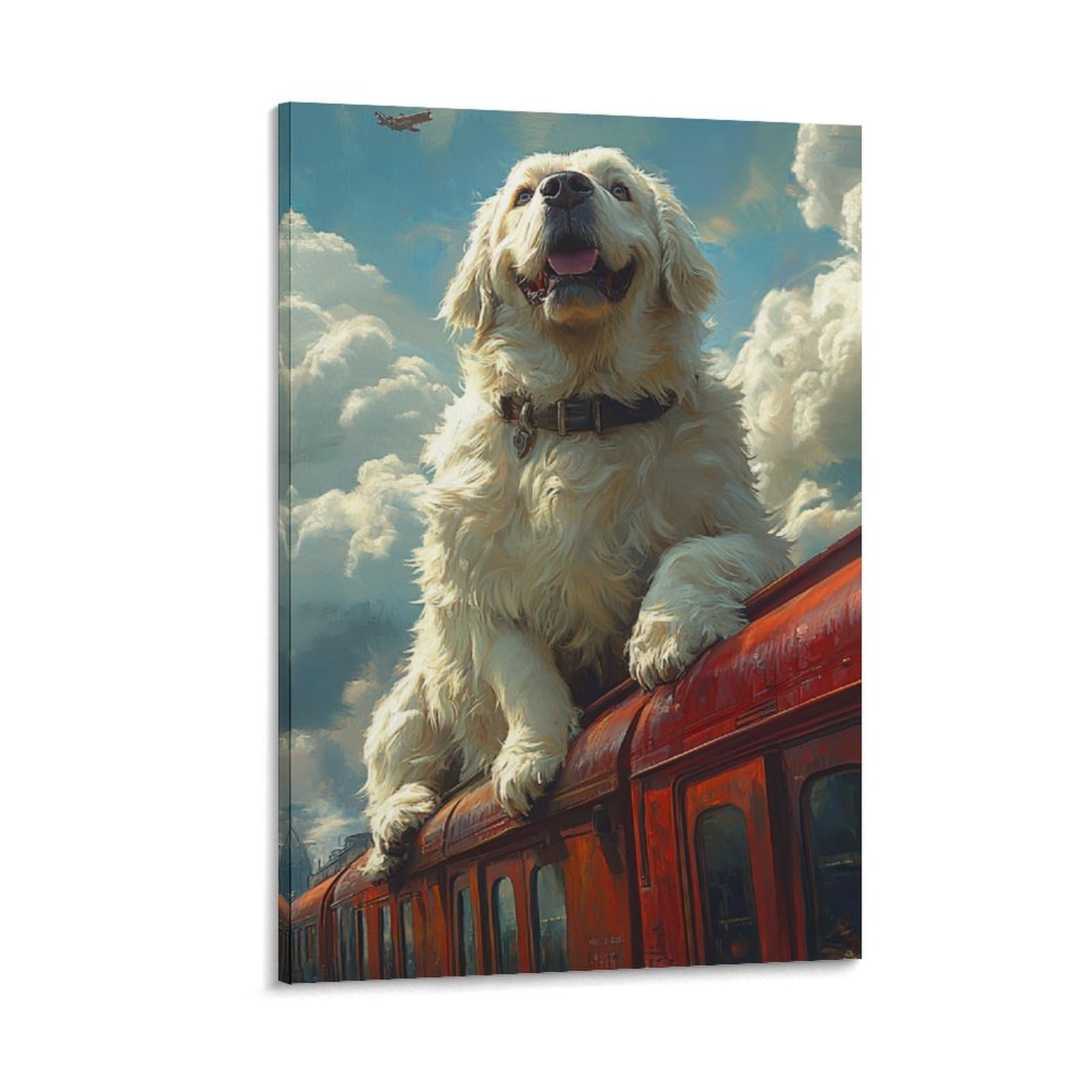 Toile Saint-Bernard impression giclée murale 20x30