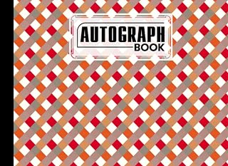 Independently published Autograph Book: Diagonal Cover | Memory Book, Signature Celebrity Memorabilia Album Gift, Size 8.25" x 6" By Grete Hubner