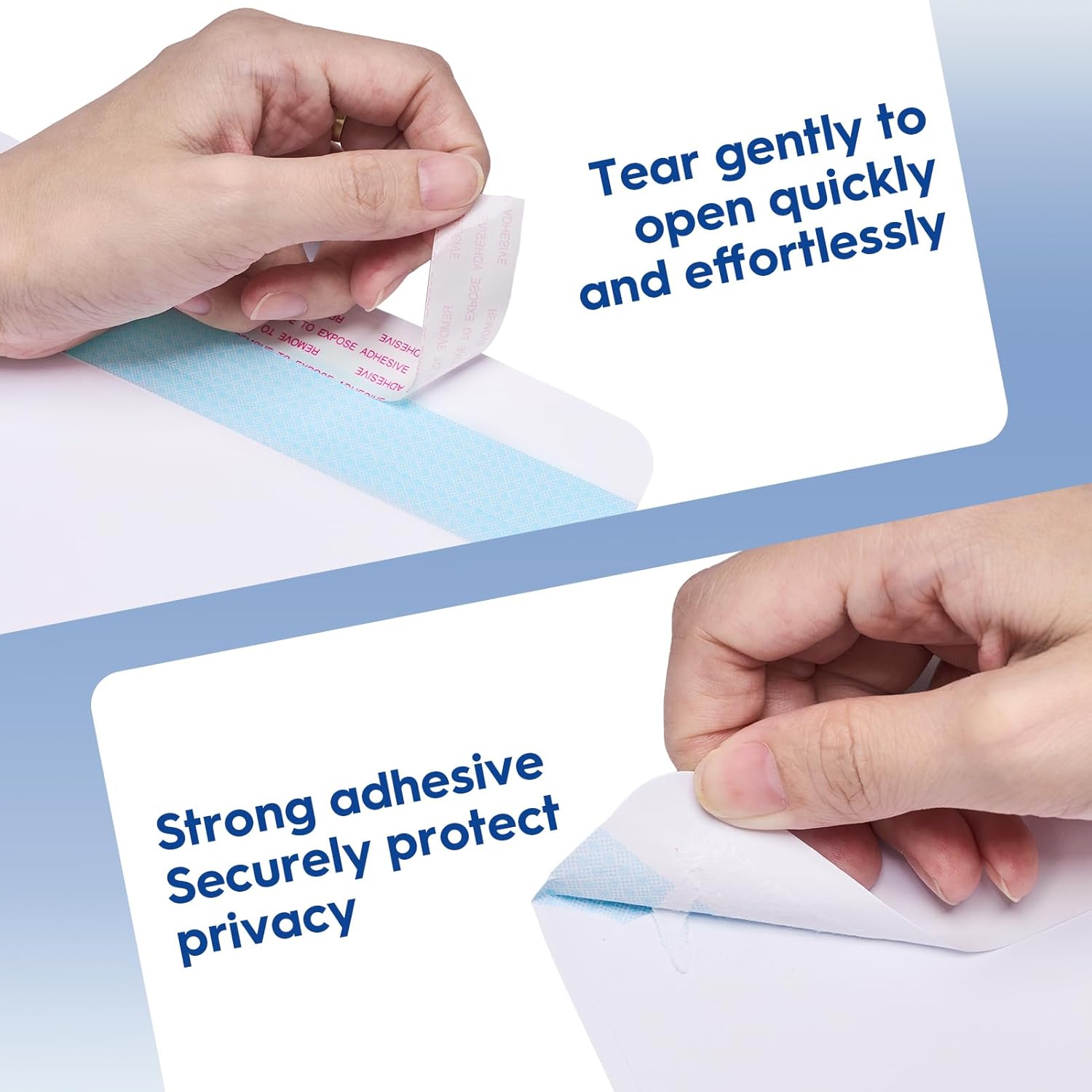 METRONIC #10 Envelopes Security Self Seal, 500 Count No Window Mailing Envelopes, Envelope Letter Size 4? x 9½", White Business Envelope for Confirmation Letters, Bills, Legal and Office use - Image 4