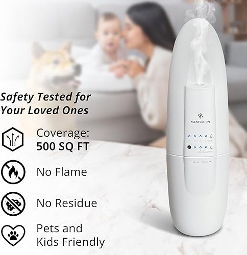 Miniatura 3 de Difusor de aceite esencial enchufable, nanotecnología avanzada inteligente (SAN), aromaterapia silenciosa y sin agua, difusión de aire frío,