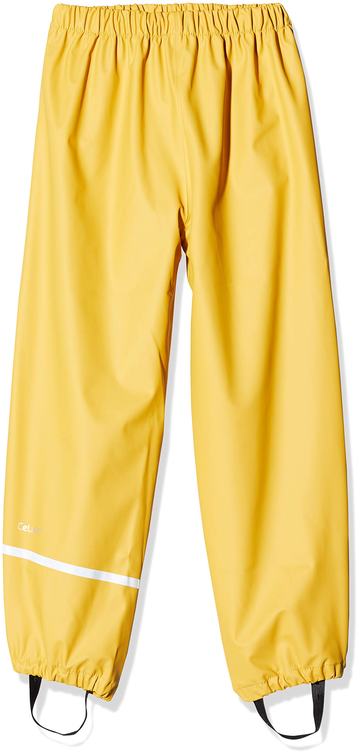 Celavi Mädchen Basic Pu Rain Pants Regenjacke Gelb – Mineral Yellow 372, Größe 120 EU