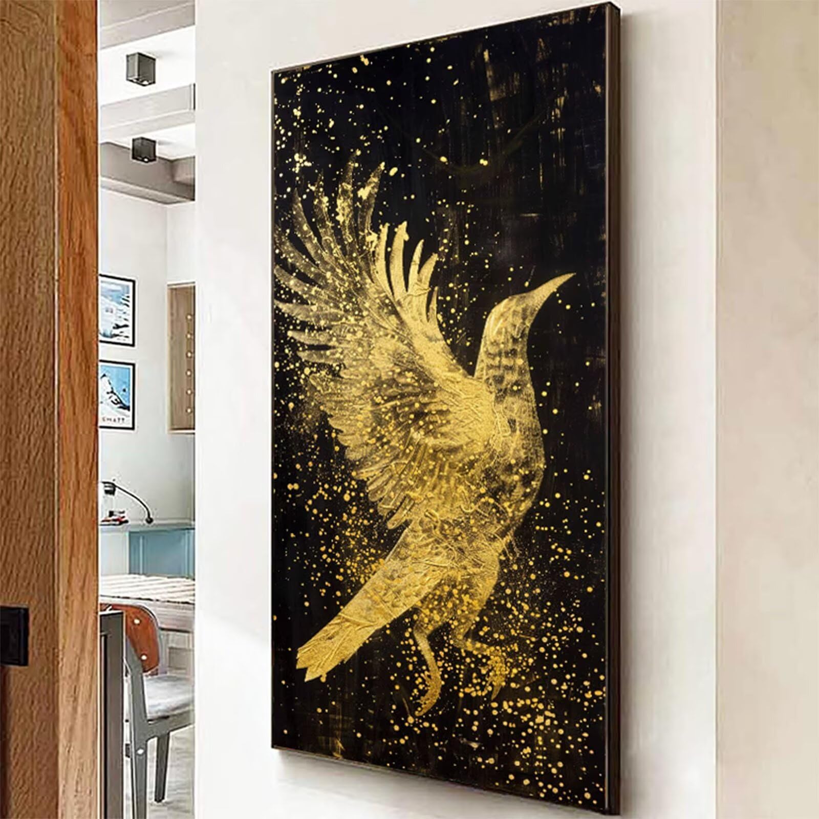 Diamond Painting Abstract Diamond Painting Adults, 5D Diamentowe rysunki Feniks Obrazy Diamentowe, 100x200cm Diamentowe Sztuka Haft Ścieg Krzyżowy Puzzle Rzemiosło Dziewczyna, Dekoracja ścienna J2