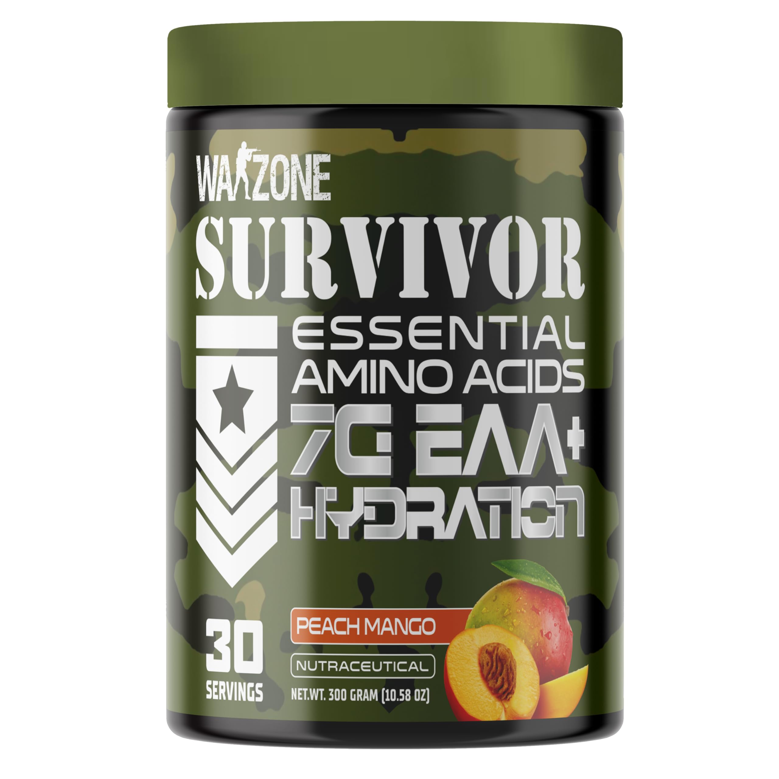 Warzone Survivor EAAs - Essential Amino Acids Supplement | 9 Amino Acids for Muscle Building, Strength & Recovery | Intra/Post Workout | 30 Servings | Lemon Ice Tea Flavor — Amazon image 4