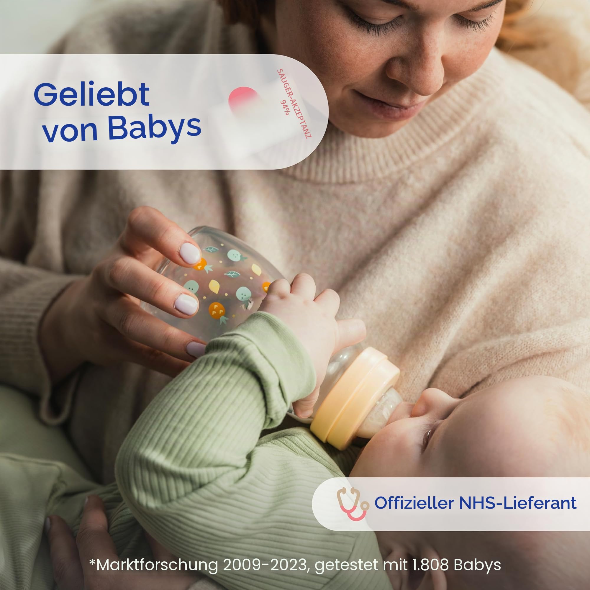 MAM Sauger Größe 0 | 4er Pack | extra langsamer Durchfluss | passend für alle MAM Flaschen | aus SkinSoft Silikon | Babyzubehör für Neugeborene