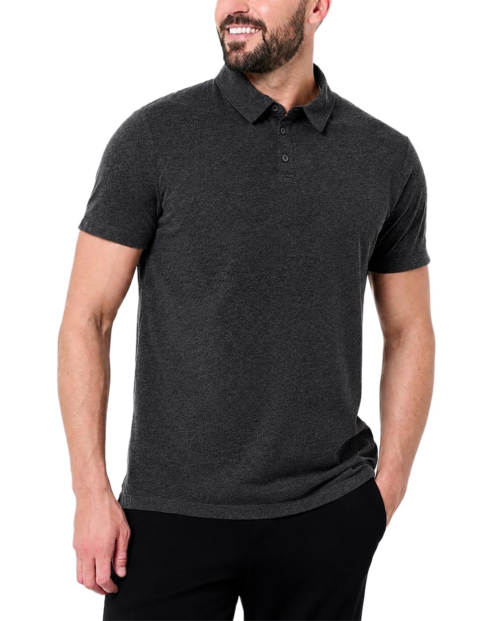 Polo Shirts for Men Soft Cotton Slim Fit Short Sleeve Collared S-4XL