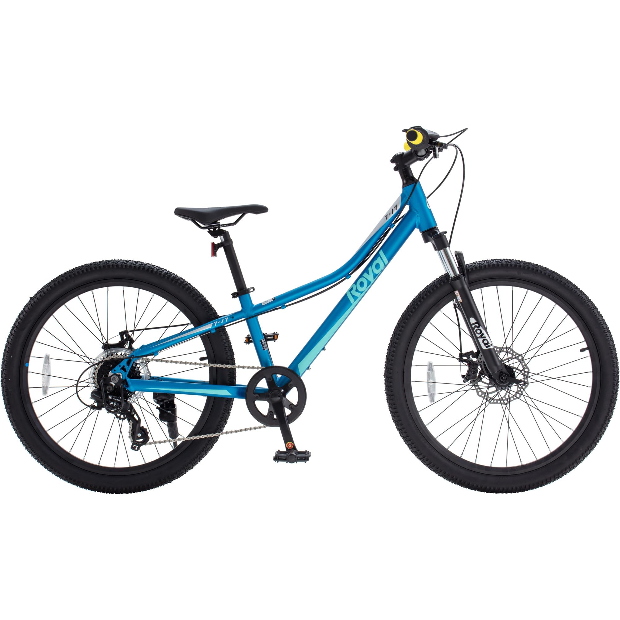 Royalbaby Kids Mountain Bike Aluminium 20/24 Inch MTB Sports Bicycle, 1-Speed/8-Speed Hardtail Dual Disc Brakes Front Suspension Boys Girls Teens Ages 7+ Years