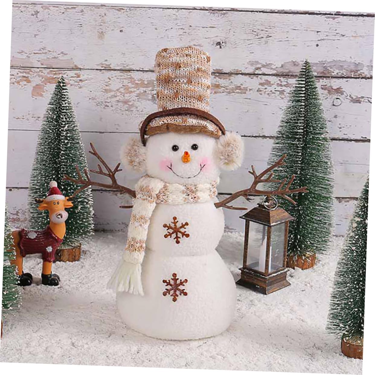 Cabilock 2 Pezzi Di Ornamenti Per Bambole Ornamenti Natalizi Giocattoli Di Peluche Albero Di Natale Decorazioni Natalizie Gnomi Di Natale Kit Per Globo Di Neve Neve Finta Adesivi