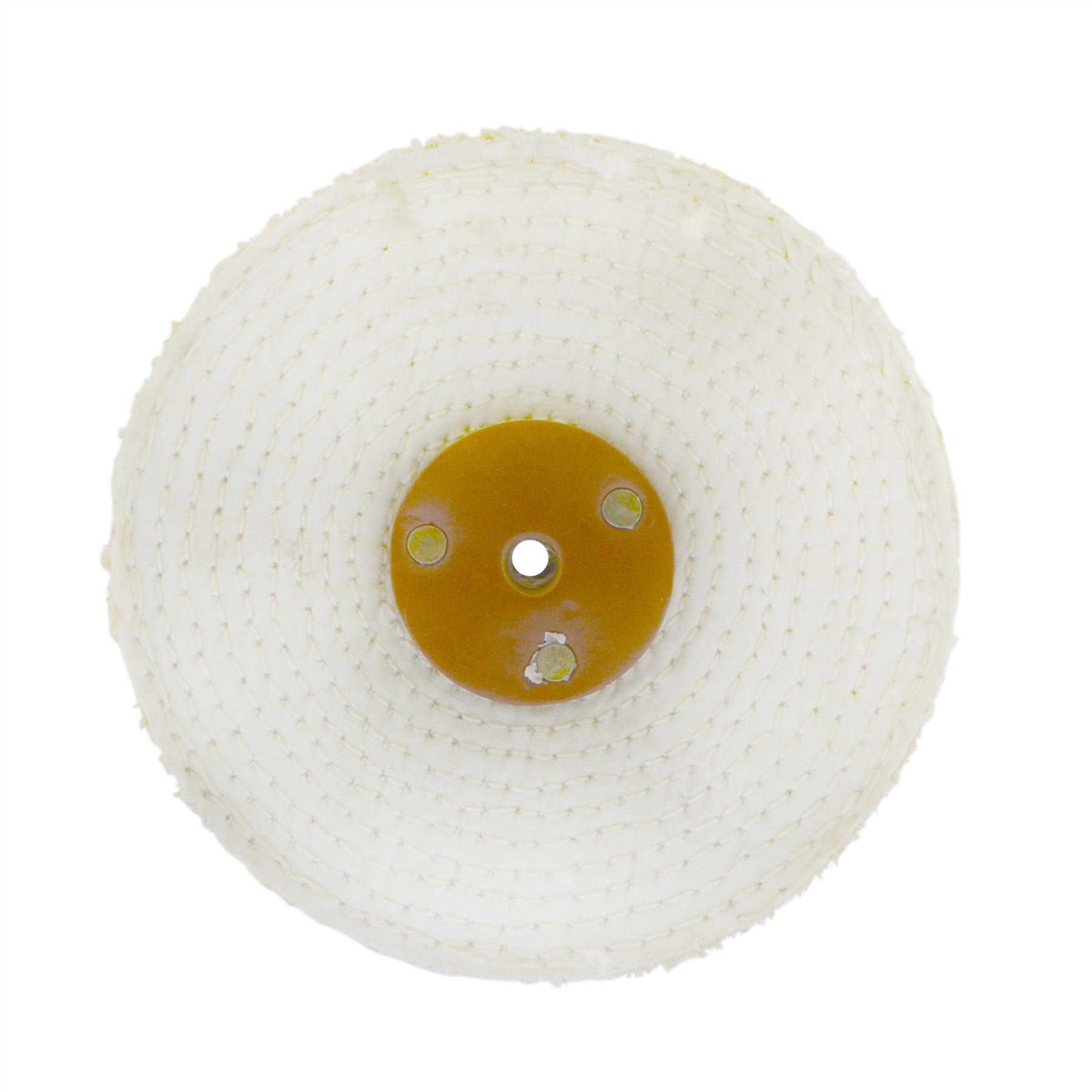 Coarse Sisal Fast Cut Buffing Polishing Mop 6" x 1.5" 3 Section 1st Stage Metal