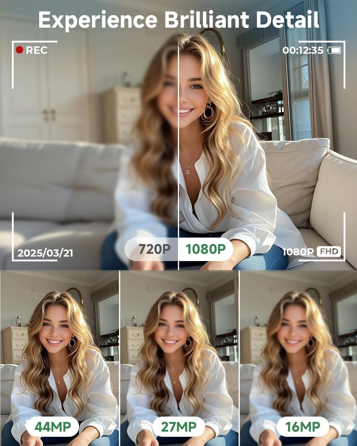 digital camera, 44mp fhd 1080p digital point and shoot camera with anti shake, smile capture 16x zoom, compact small camera for teens girls kids adults(green)