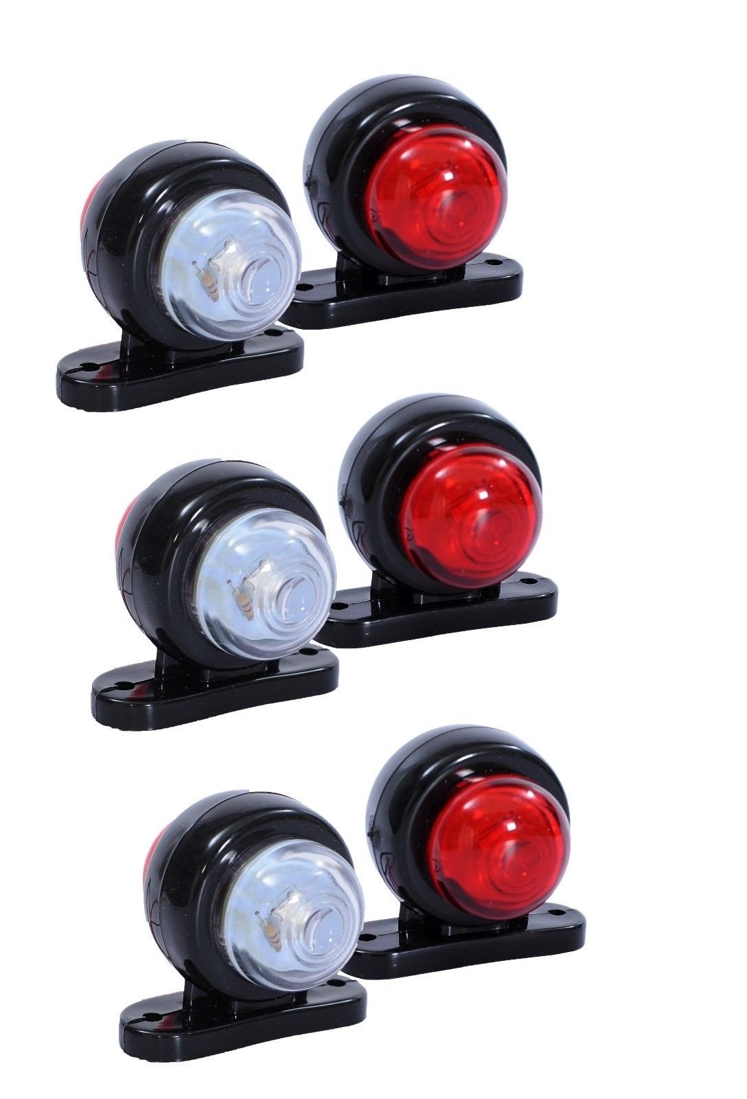 Mini 12v 24v LED Rubber Stalk Marker Light Truck Lorry Van