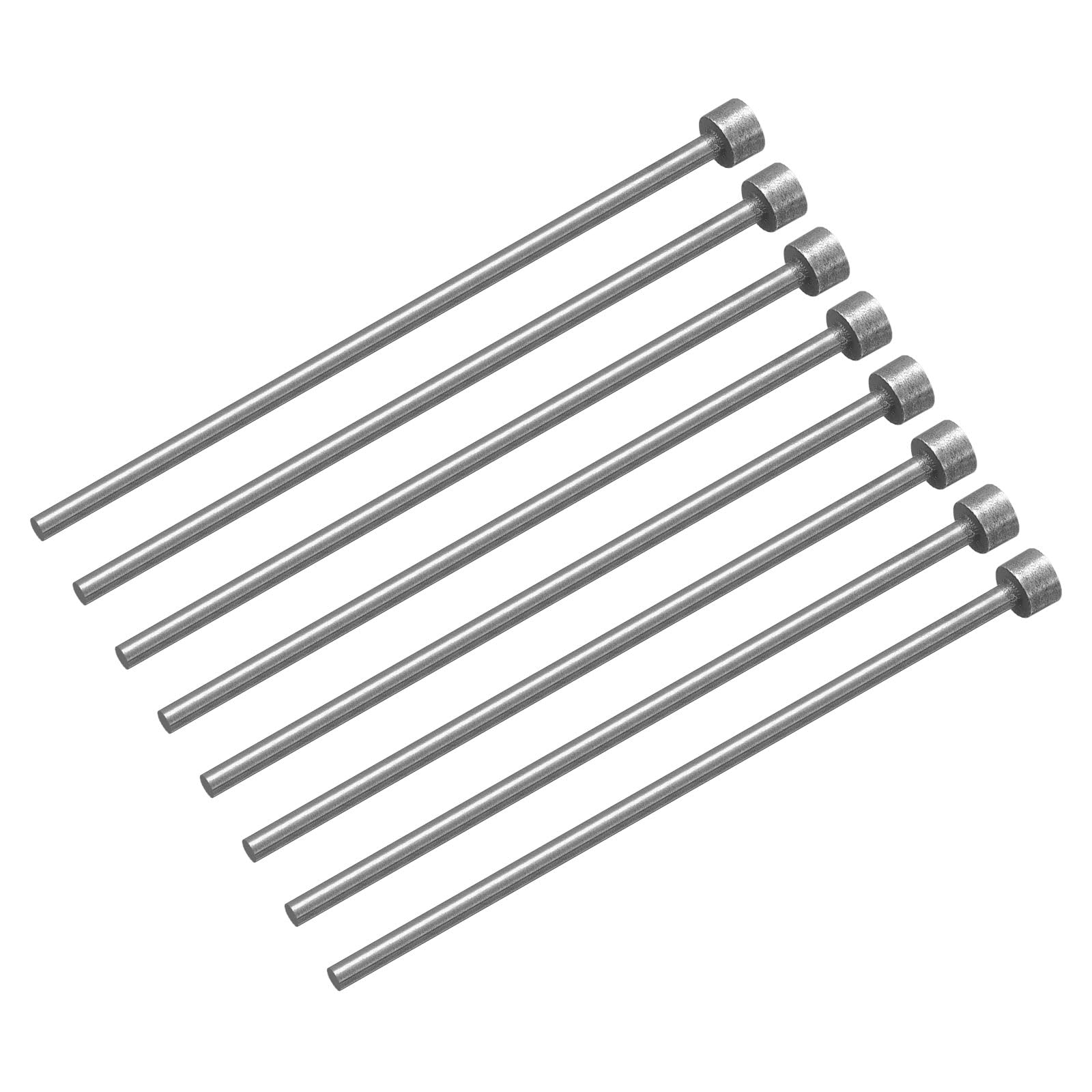 20x Auswerferstifte Aus 65Mn Stahl – 2,5 Mm Durchmesser, 100 Mm Länge, HRC 52-55, Runde Spitze, Für Werkzeugbau & Maschinenwartung