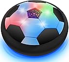 Toyk Boy Toys - LED Hover Soccer Ball - Air Power Training Ball Playing Football Indoor Outdoor Game - Birthday Gifts for Kids, Age 3 4 5 6 7 8-12 Year Old Boys - Soccer