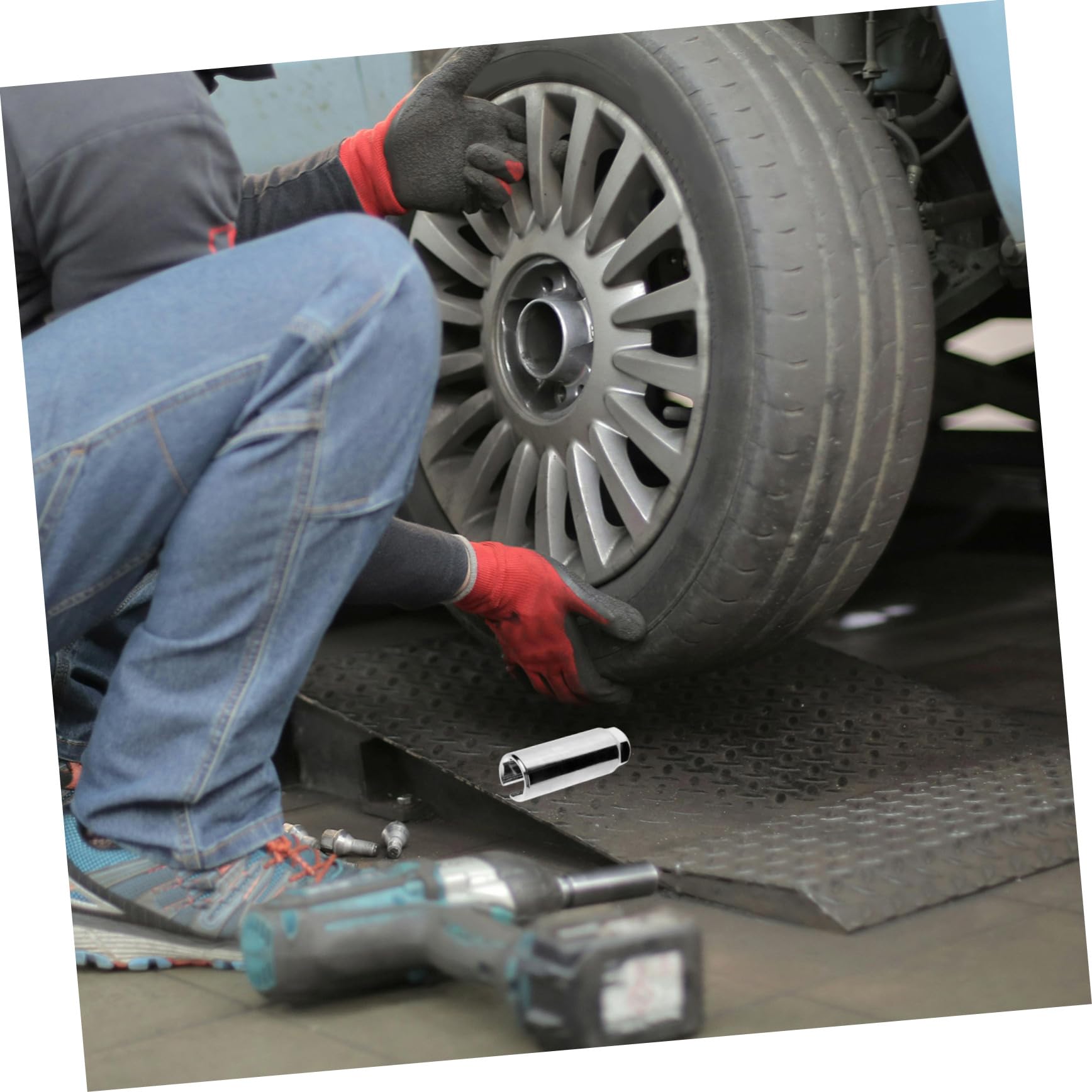 FUNOMOCYA Sensor Disassembly Socket Tool for Automotive Repairs Multi-Functional Mechanic Tool for Cars Motorcycles Trucks Construction for -Term Use