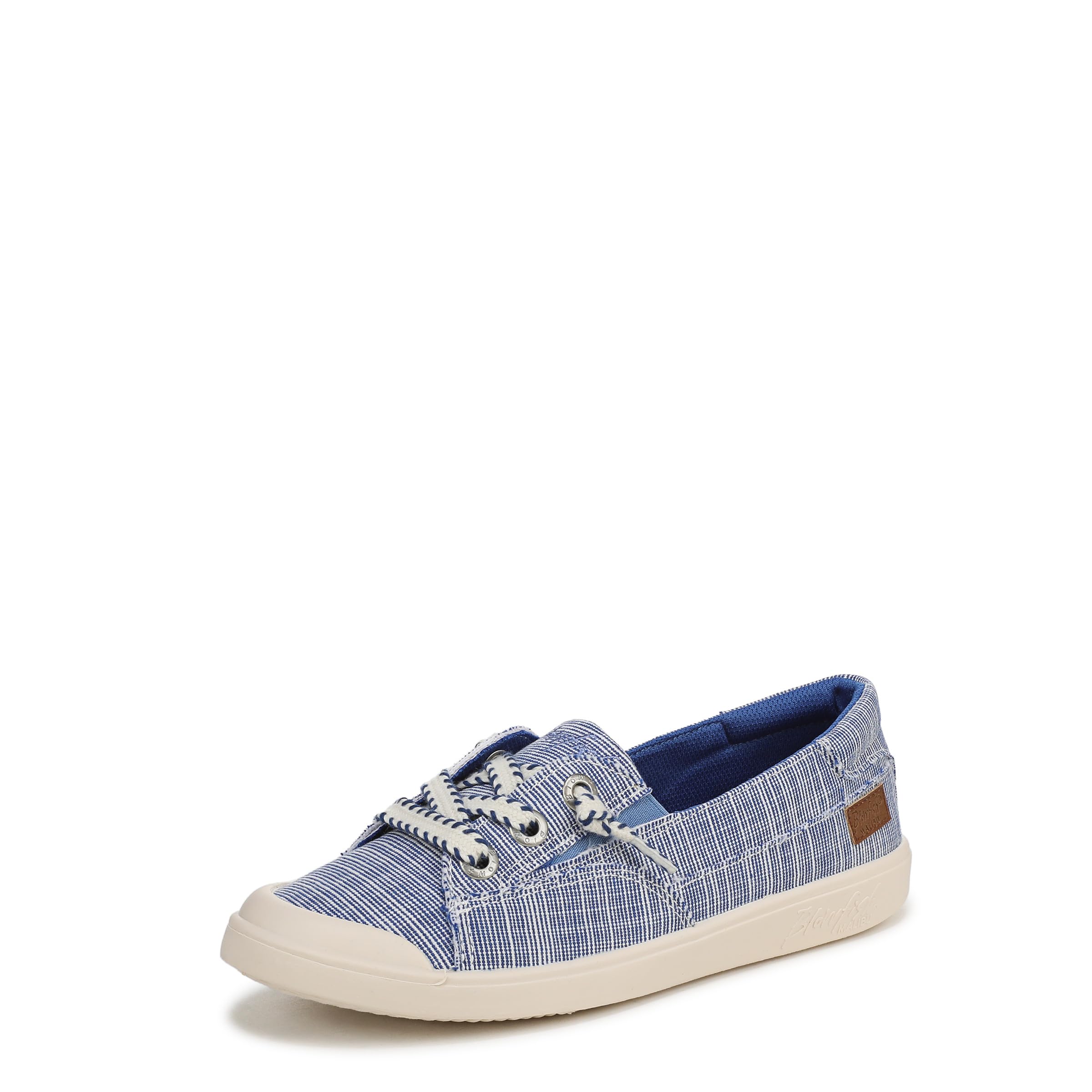 Blowfish Women's Vida Slip-On Trainer Pumps, Navy Blue Stripe, Medium Fit, UK 7