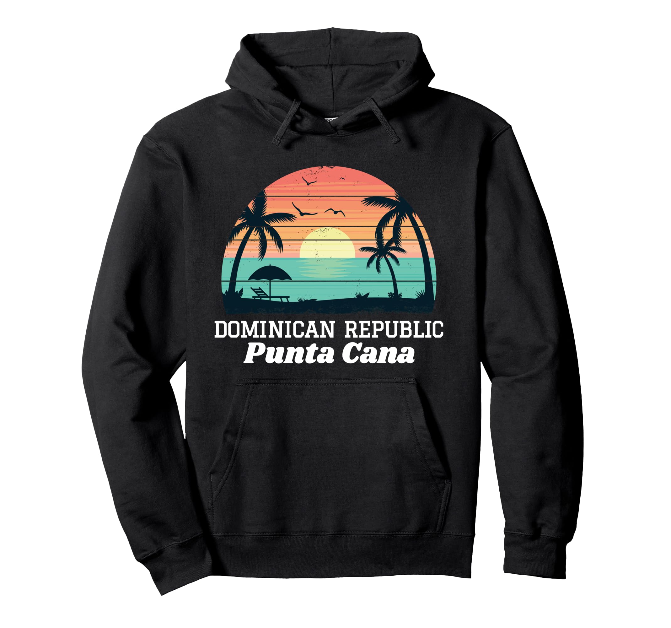 Punta Cana Beach Souvenir Hoodie Dominican Republic 2025 Pullover Hoodie