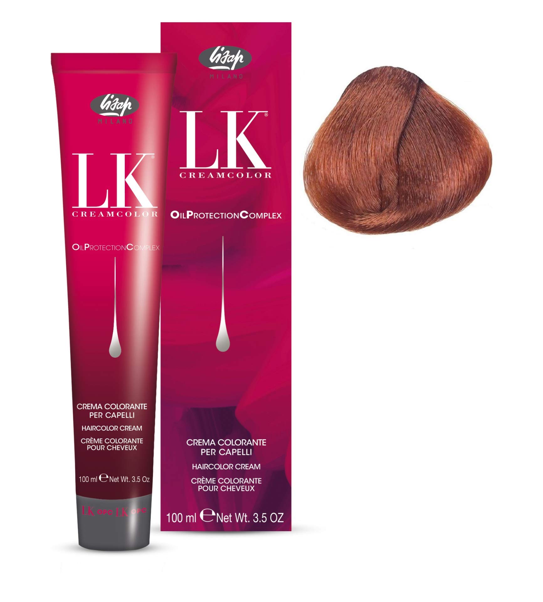 Amazon.com : Lisap LK Oil Protection Complex Hair Color Cream, 100