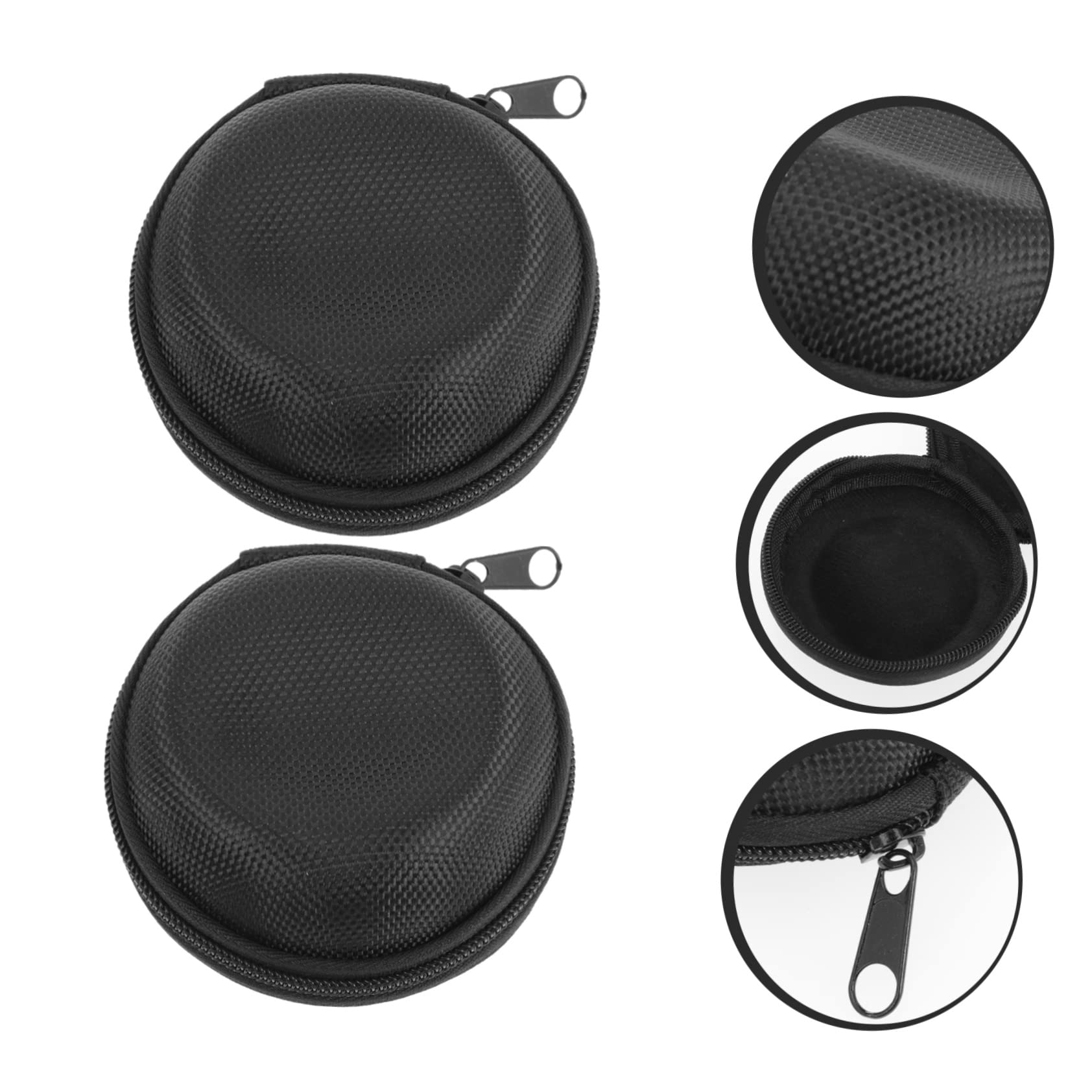 LIFKOME Lot De 4 Boîtiers De Rangement Ronds Antichoc pour Montres Connectées De Voyage pour Hommes Et Femmes 2 Pièces X 4
