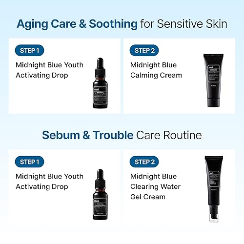 Miniatura 7 de [Klairs] Gota activadora juvenil azul medianoche · EGF + ampolla peptídica para pieles sensibles · Calma el enrojecimiento, aumenta la firmeza y el