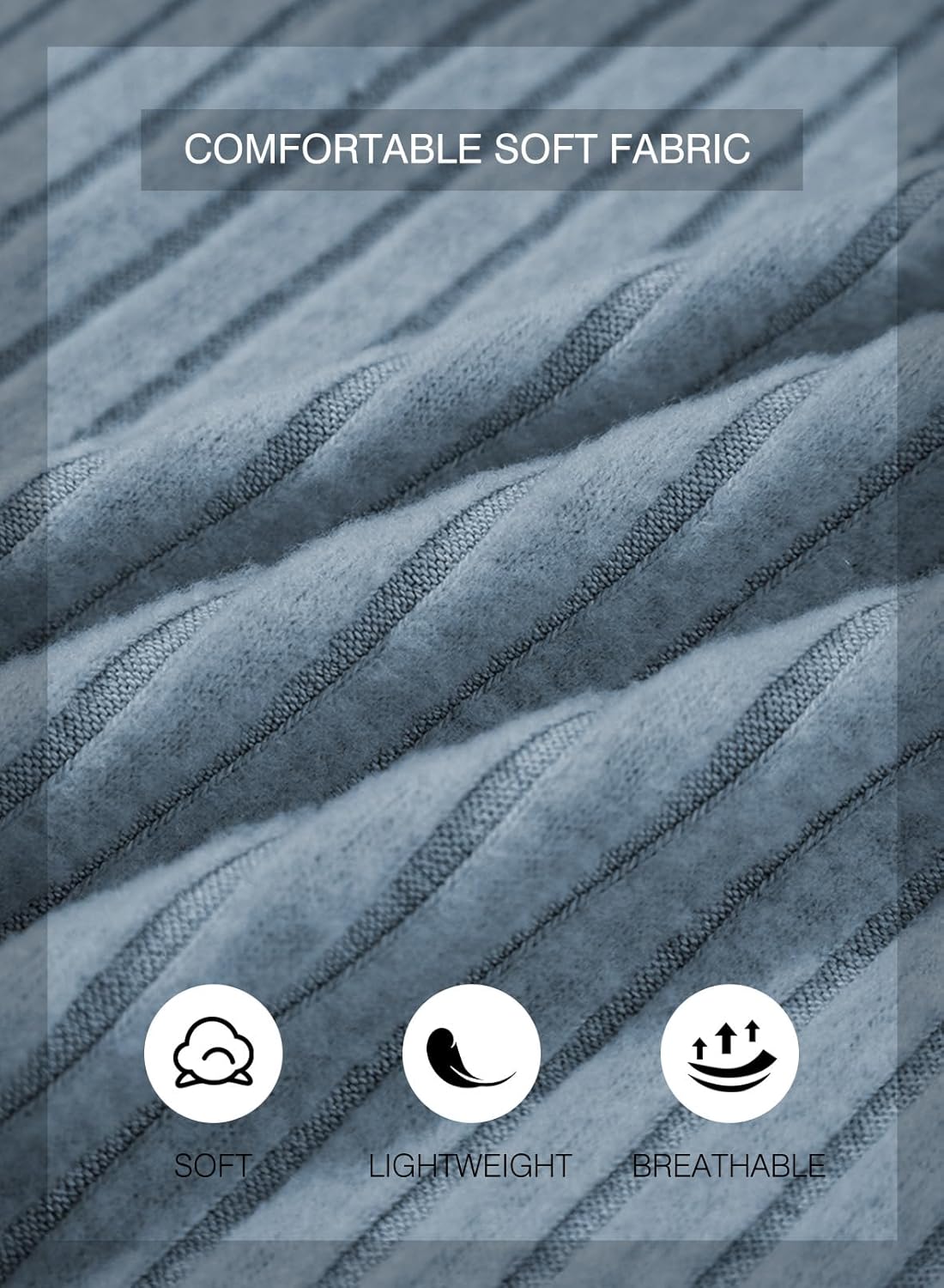 SHEWIN Womens Ribbed Knit Shacket Jacket Casual Long Sleeve Button Down Shirts Loose Sweater Tops Dressy Blouses with Pocket - Image 7