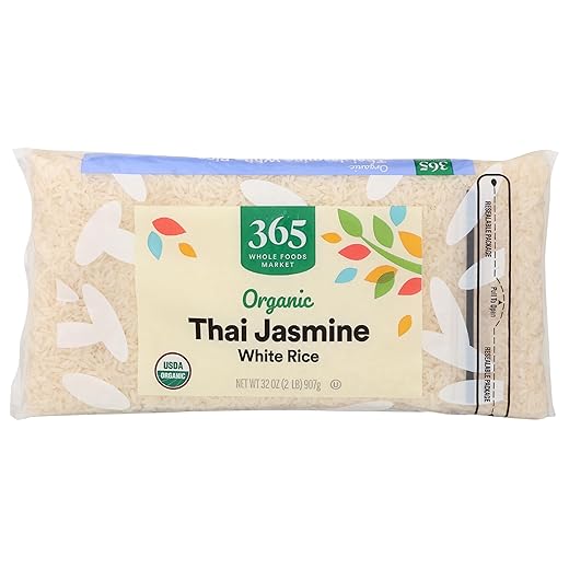 365 by Whole Foods Market, Rice White Thai Jasmine Organic, 32 Ounce