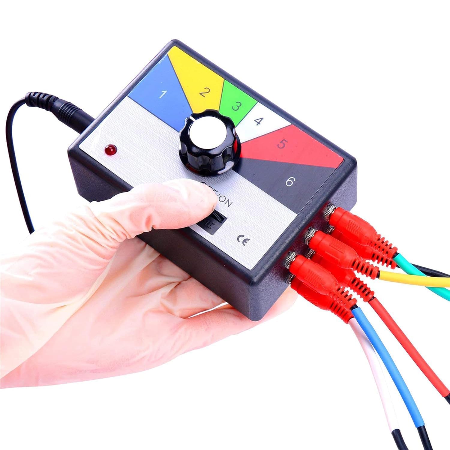 Auto-Diagnosegerät Für Chassis-Ohr, Elektronisches 6-Kanal-Stethoskop-Set Mit Kopfhörern, Vier Sender Sind Standard Für Die Reparatur Von Werkzeugmaschinen Mit Sensoren Für Ungewöhnliche Geräusche