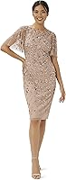 Vista 1 de Adrianna Papell Vestido corto con cuentas para mujer