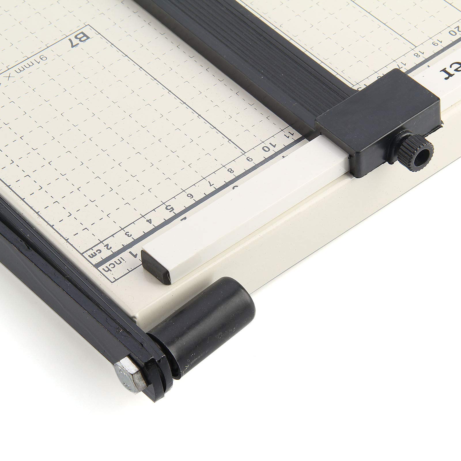 Massicot A4 PORTENTUM Avec équerre Magnétique - Coupe Jusqu’à 12 Feuilles, Base Antidérapante