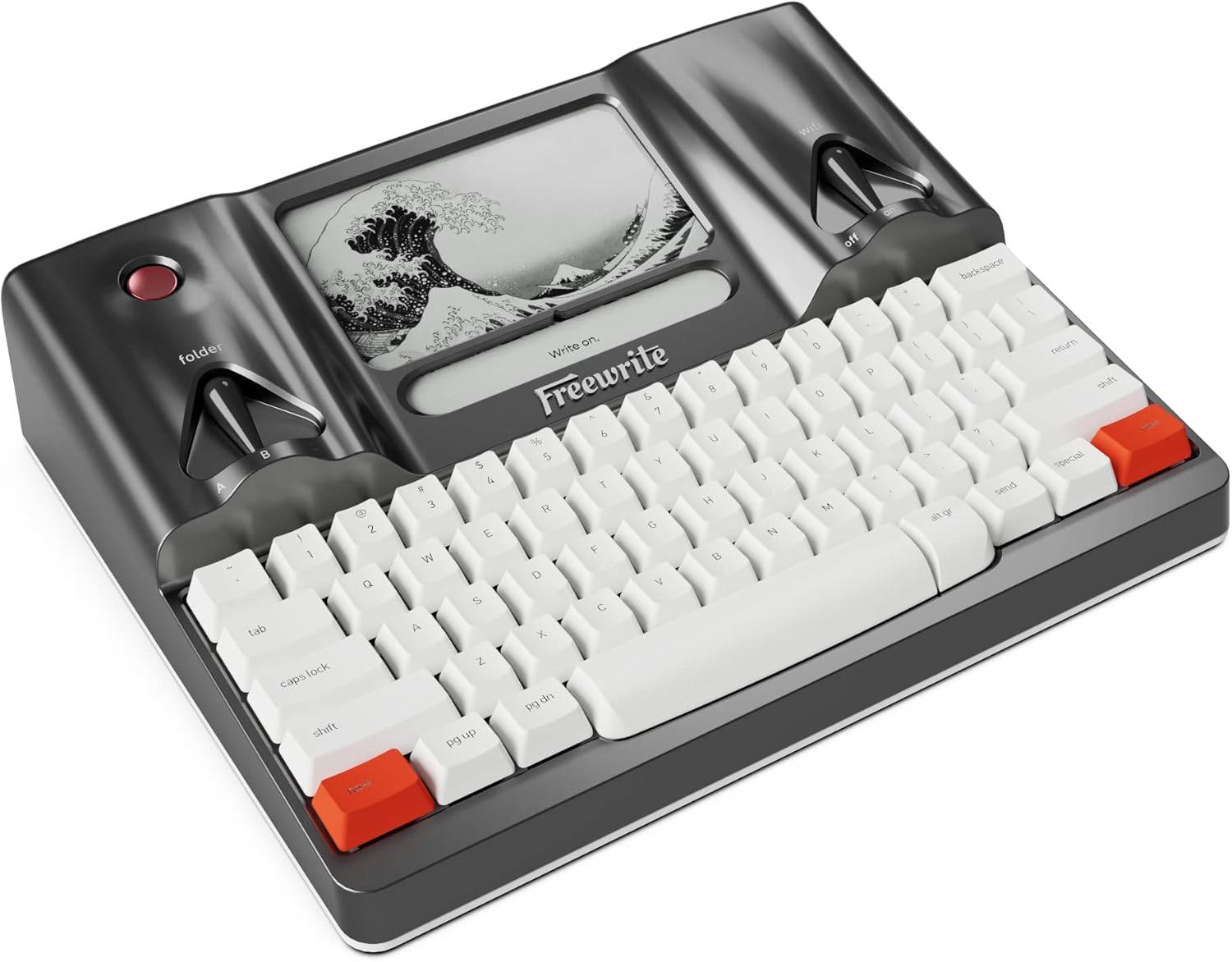 Freewrite Smart Typewriter 3rd Gen, Distraction-Free Writing Tool with Frontlit E Ink Display, Mechanical Keyboard, and Wi-Fi Cloud Syncing : Office Products