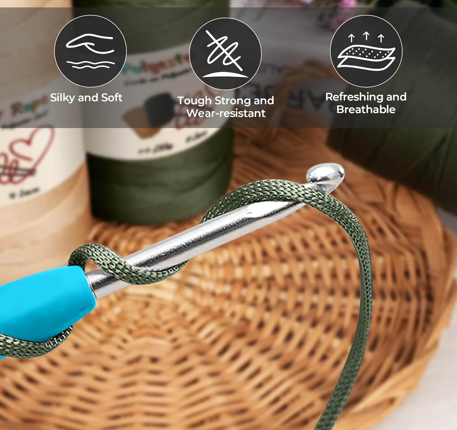 Macrame kötél csomag tartalma