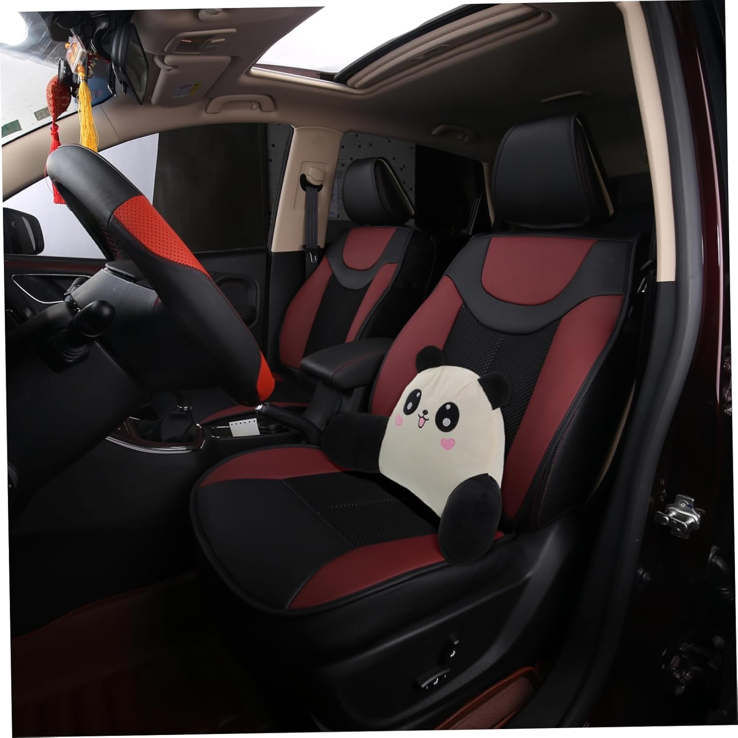 GANAZONO Comfortable Car Seat Pillow for Driver Neck Pillow and Lumbar Support for Office Car