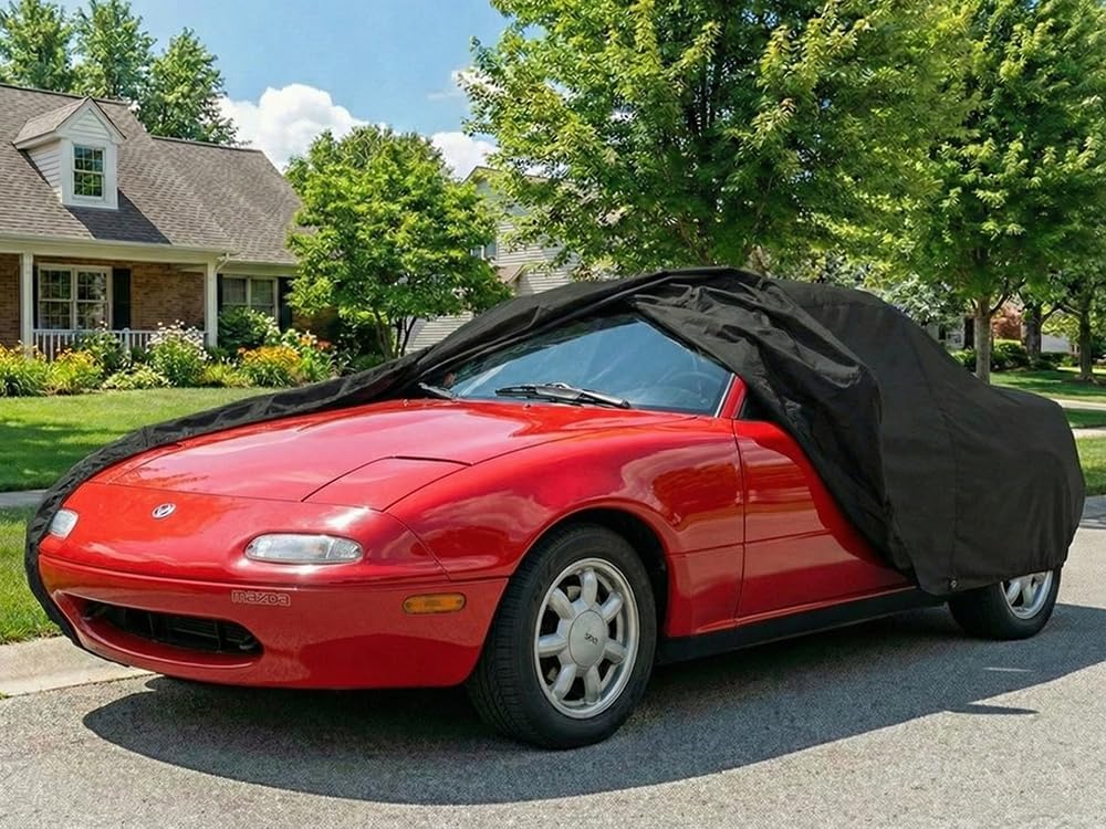 Custom Fits 2006-2022 Mazda Miata/MX-5 Car Cover Black Sapphire Metallic Covers MX5