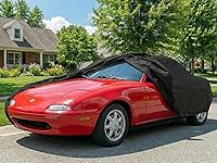 Vista 3 de Funda de coche personalizada para Mazda Miata/MX-5 2006-2022, cubierta metálica de zafiro negro MX5