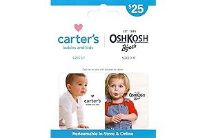 Carter's/OshKosh B'gosh Gift Card: A Thoughtful Present for your Little One's Wardrobe