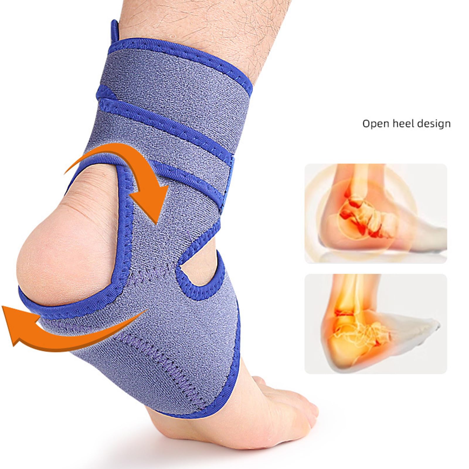 Bandage de cheville réglable pour tendons d'Achille pour le baseball et le football
