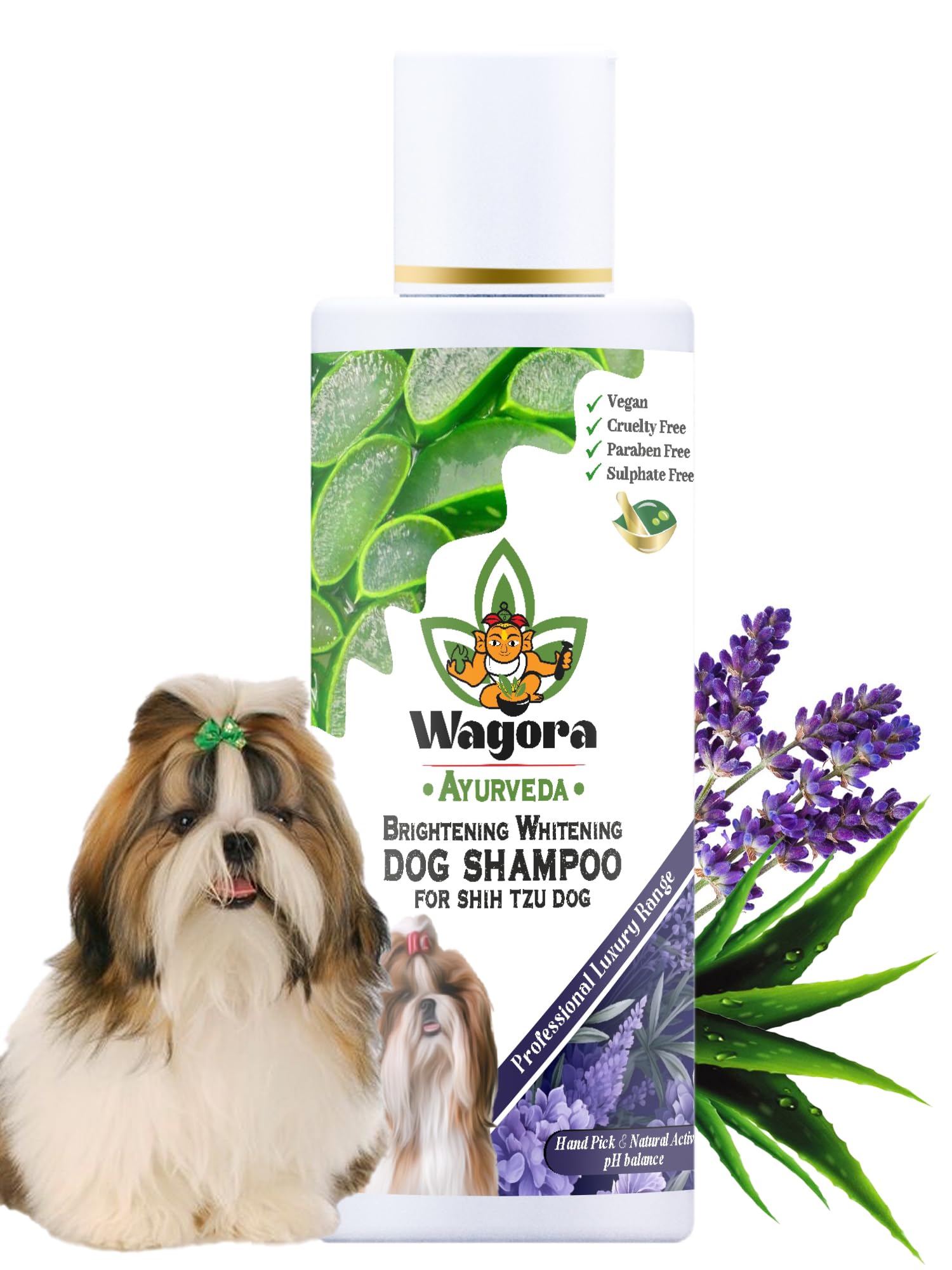 Wagora Ayurveda Brightening Whitening Dog Shampoo for Shih tzu Dog for Conditioned, Soft, Smooth Coat & Hair Conditioning | Naturally Pet Shampoo Shiny and Soft Fur for Puppies and Dogs - 100ML (B0CRD53FY4) Amazon Price History, Amazon Price Tracker